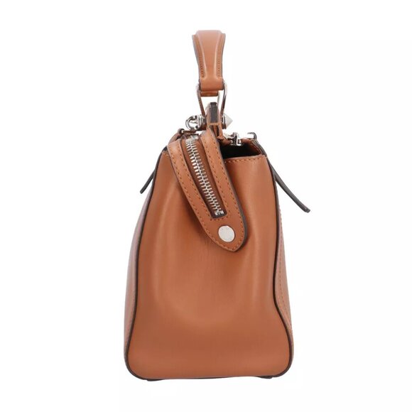 FENDI Shoulder Bag leather 2way Dot com used - Picture 5 of 12